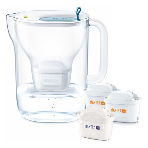 фото Фильтр для воды brita style mx+ xl жесткость 3шт, синий, 3 картриджа в комплекте, 3.6л