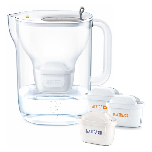 фото Фильтр для воды brita style mx+ xl жесткость 3шт, серый, 3 картриджа в комплекте, 3.6л