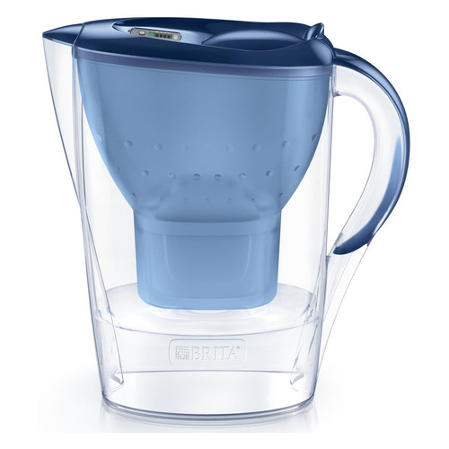 фото Фильтр для воды brita marella mx+ memo cool, синий, 2.4л