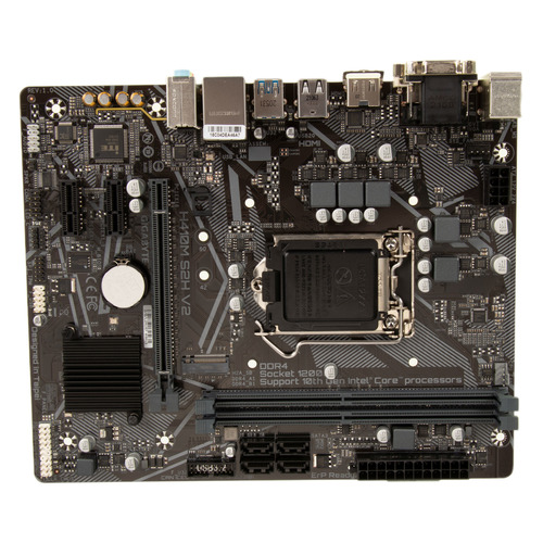 фото Материнская плата gigabyte h410m s2h v2, lga 1200, intel h470, matx, ret