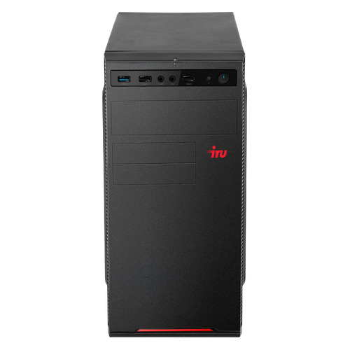 фото Компьютер iru home 315, intel core i5 9400f, ddr4 8гб, 1000гб, 120гб(ssd), nvidia geforce gtx 1050ti - 4096 мб, windows 10 home, черный [1476521]