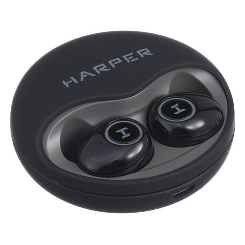 фото Гарнитура harper hb-522, bluetooth, вкладыши, черный