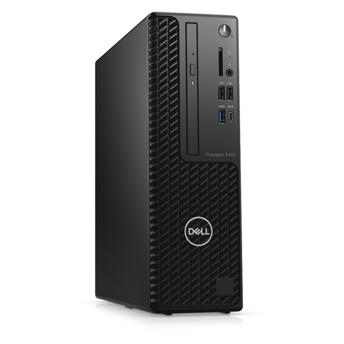 фото Рабочая станция dell precision 3440, intel core i9 10900, ddr4 16гб, 512гб(ssd), nvidia quadro p1000 - 4096 мб, dvd-rw, cr, windows 10 professional, черный [3440-7267]