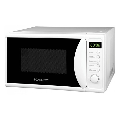 фото Микроволновая печь scarlett sc-mw9020s02d 20л. 700вт белый/черный