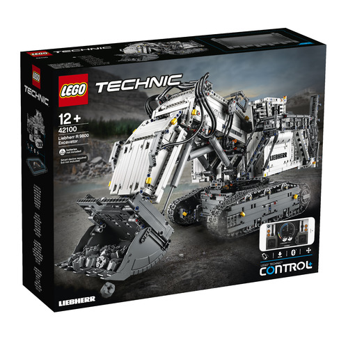 фото Конструктор lego technic экскаватор liebherr r 9800, 42100