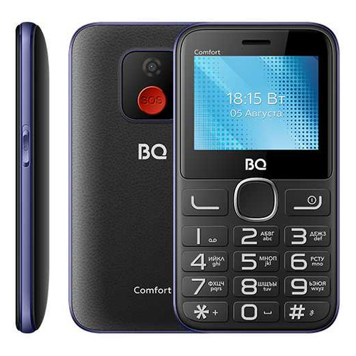 фото Мобильный телефон bq comfort 2301, черный/синий