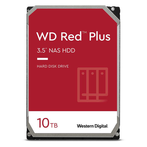 фото Жесткий диск wd red plus wd101efbx, 10тб, hdd, sata iii, 3.5"