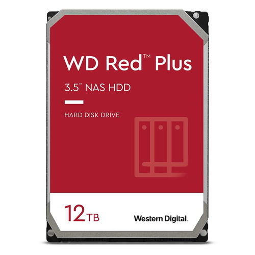 фото Жесткий диск wd red plus wd120efbx, 12тб, hdd, sata iii, 3.5"