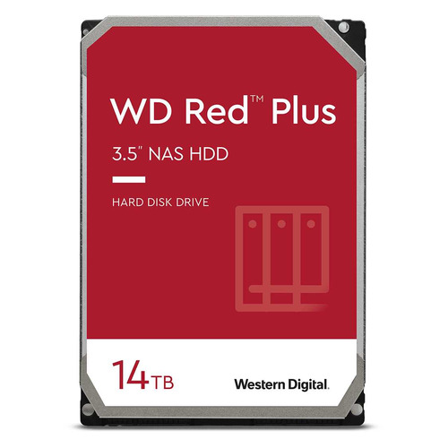 фото Жесткий диск wd red plus wd140efgx, 14тб, hdd, sata iii, 3.5"