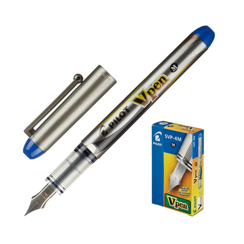 

Ручка перьев. Pilot V-Pen SVP-4M-L синие линия 0.58мм 12 шт./кор., SVP-4M-L