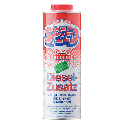 

Присадка в топливо LIQUI MOLY Speed Diesel Zusatz, моющая, топливная система, 1л, концентрат [1975], Speed Diesel Zusatz