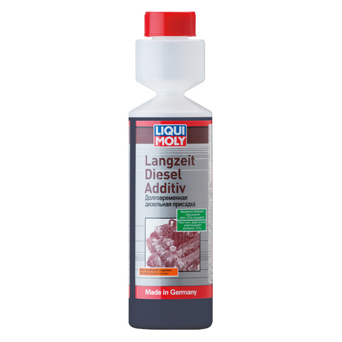 

Присадка в топливо LIQUI MOLY Langzeit Diesel Additiv, моющая, топливная система, 0.25л, концентрат [2355], Langzeit Diesel Additiv