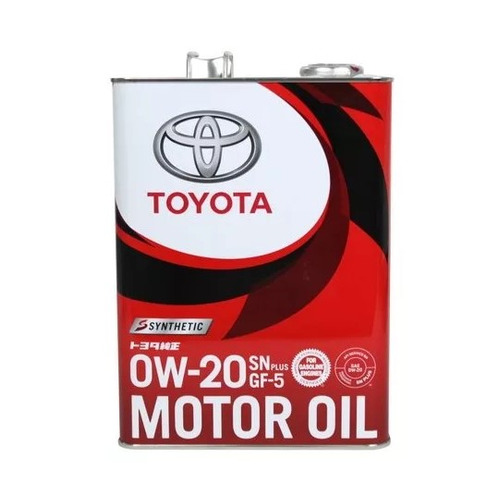 фото Моторное масло toyota motor oil 0w-20 4л. синтетическое [08880-13205]