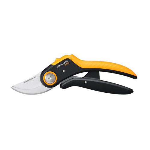 

Секатор плоскостной Fiskars PowerLever P721 черный/оранжевый (1057170), P721