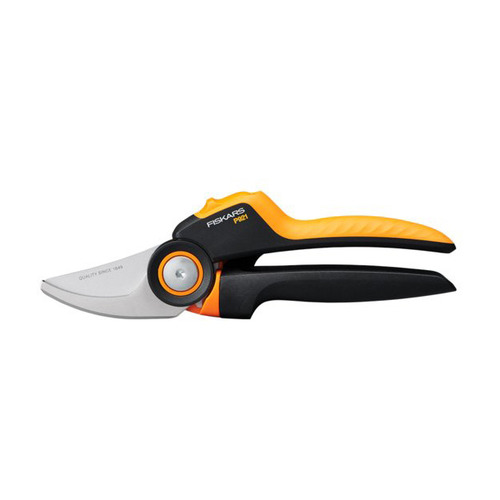 фото Секатор плоскостной fiskars powergear p921 черный/оранжевый (1057173)