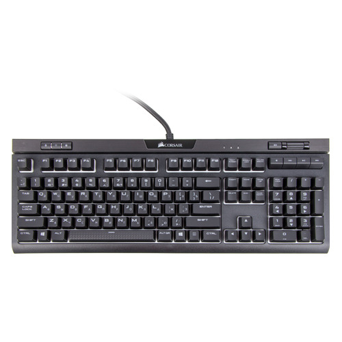 

Клавиатура CORSAIR Strafe RGB MK.2 CherryMX SILENT, USB, c подставкой для запястий, черный [ch-9104113-ru], Strafe RGB MK.2 CherryMX SILENT