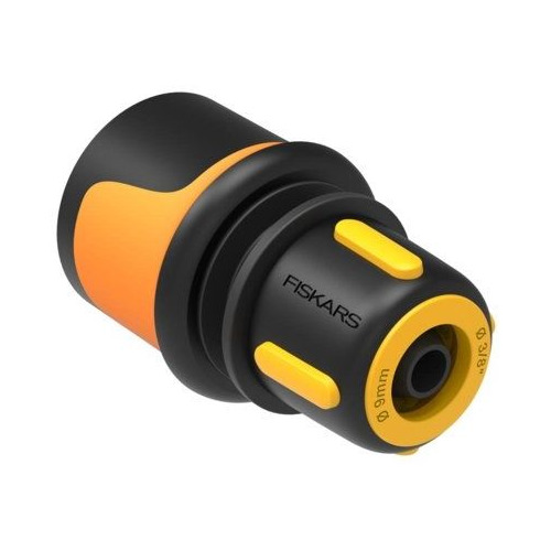 

Коннектор Fiskars 1027071 Д.вх.3/8" черный/желтый, 1027071