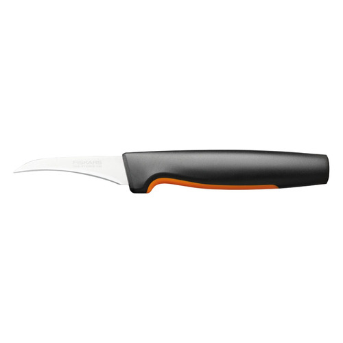 фото Нож кухонный fiskars 1057545 стальной разделочный для чистки овощей и фруктов лезв.70мм прямая заточ