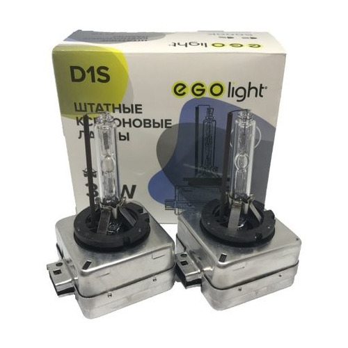 фото Лампа автомобильная ксеноновая egolight d1s 5000k, d1s, 23000в, 35вт, 5000к, 2шт [d1s5000k]