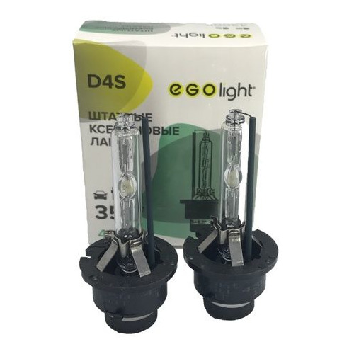 фото Лампа автомобильная ксеноновая egolight d4s 4300k, d4s, 23000в, 35вт, 4300к, 2шт [d4s4300k]