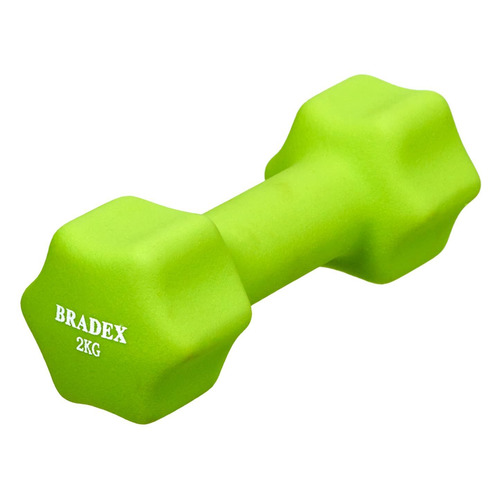 

Гантель Bradex SF 0542 1гант. 2кг неопр. салатовый, SF 0542