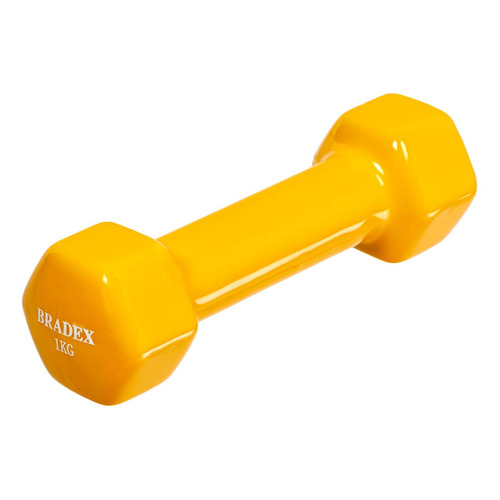 

Гантель Bradex SF 0533 1гант. 1кг обрезин. желтый, SF 0533