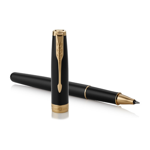 

Ручка роллерн. Parker Sonnet Core T539 (1931496) LaqBlack GT черные подар.кор., T539