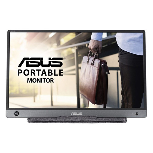 фото Монитор asus portable mb16ah 15.6", темно-серый [90lm04t0-b02170]