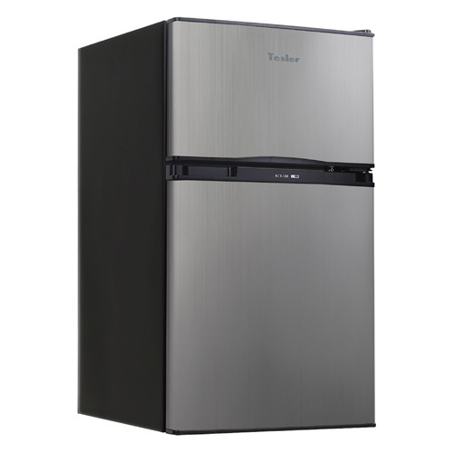 фото Холодильник tesler rct-100, двухкамерный, графит