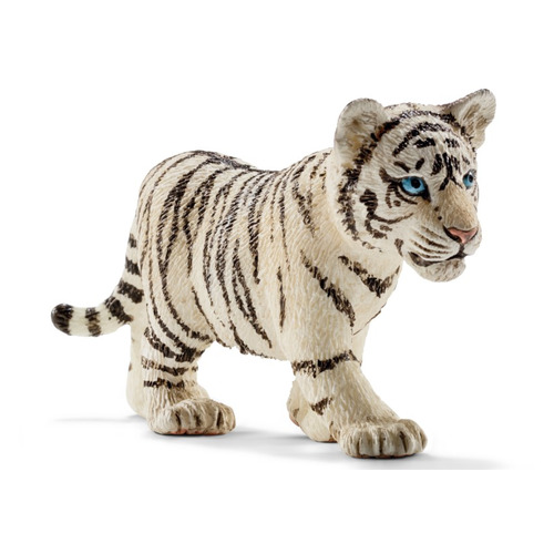 фото Фигурка schleich дикие животные тигренок белый стоит [14732]