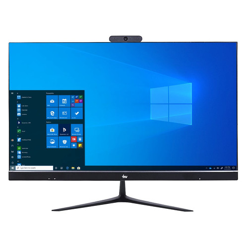 фото Моноблок iru office p2312, 23.8", intel pentium gold g5420, 4гб, 120гб ssd, intel uhd graphics 610, windows 10 professional, черный [1482936]