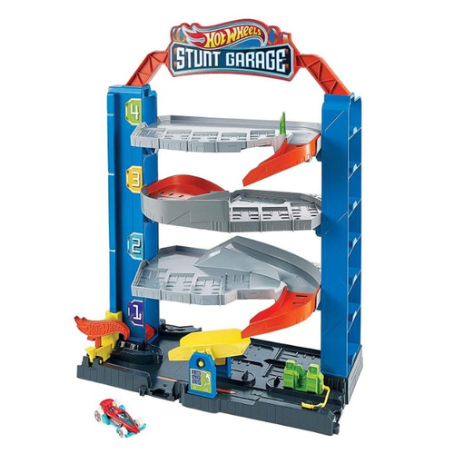 

Игровой набор HOT WHEELS Трюковой гараж, гоночная машина [gnl70], Трюковой гараж