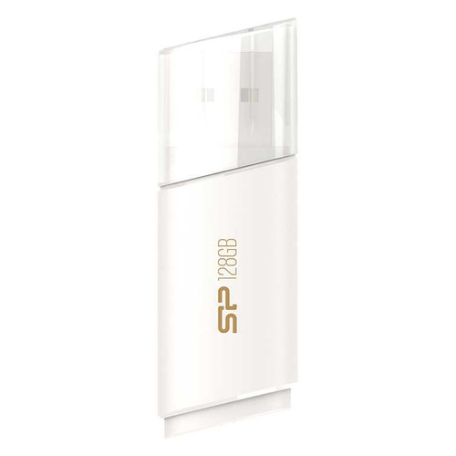 

Флешка USB Silicon Power Blaze B06 128ГБ, USB3.0, белый [sp128gbuf3b06v1w], B06