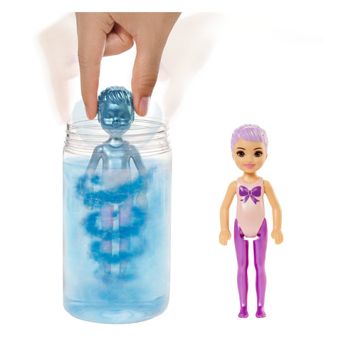 

Кукла-сюрприз BARBIE Волна 1 Челси с блестящими куклами и сюрпризами внутри [gtt23], Челси с блестящими куклами и сюрпризами внутри