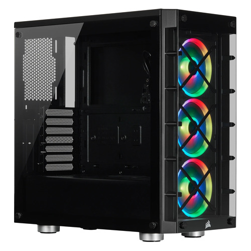

Корпус ATX CORSAIR iCUE 465X RGB, Midi-Tower, без БП, черный [cc-9011188-ww], 465X RGB