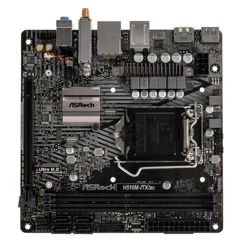 фото Материнская плата asrock h510m-itx/ac, lga 1200, intel h510, mini-itx, ret