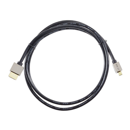 фото Кабель аудио-видео vcom, hdmi (m) - micro hdmi (m) , ver 2.0, 1.5м, gold черный [cg506ad-1.5m] noname