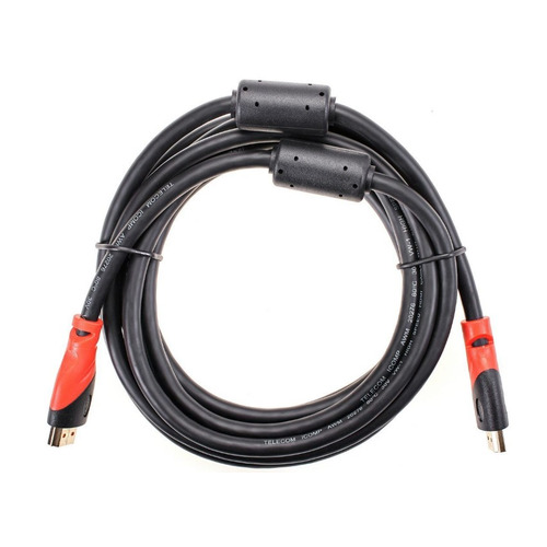 фото Кабель telecom, hdmi (m) - hdmi (m) , ver 2.0, 3м, gold ф/фильтр, черный [tcg220f-3m] noname