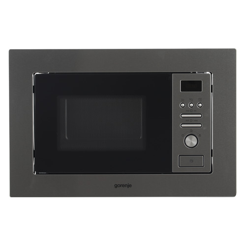 фото Микроволновая печь gorenje bm201am1x 20л. 800вт нержавеющая сталь/черный (встраиваемая)