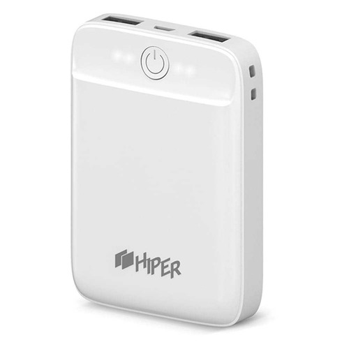 

Внешний аккумулятор (Power Bank) HIPER SL6000, 6000мAч, белый [sl6000 white], SL6000