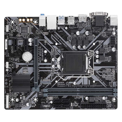 фото Материнская плата gigabyte h310m s2h 1.2, lga 1151v2, intel h370, matx, ret