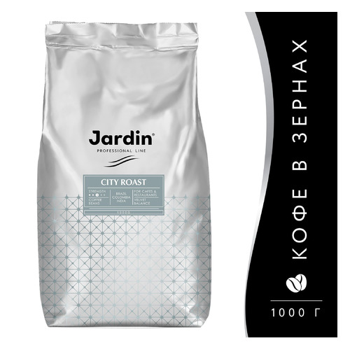 

Кофе зерновой JARDIN City Roast, легкая обжарка, 1000 гр [1490-06], City Roast