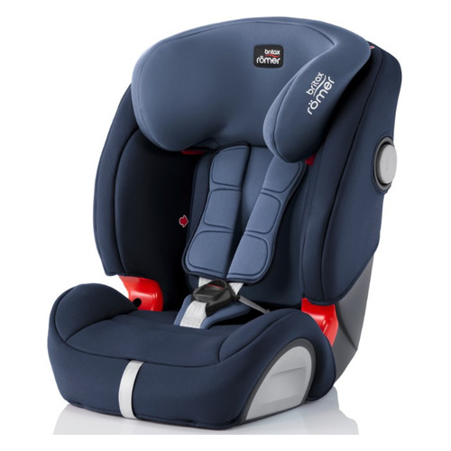 фото Автокресло детское britax roemer evolva 123 sl sict, 1/2/3, от 9 мес до 12 лет, синий