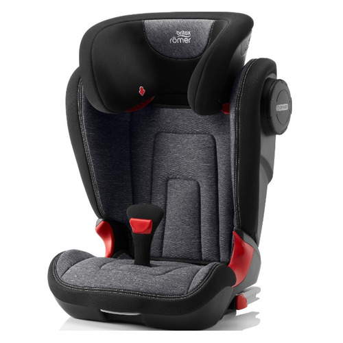 фото Автокресло детское britax roemer kidfix2 r, 2/3, от 3,5 до 12 лет, серый