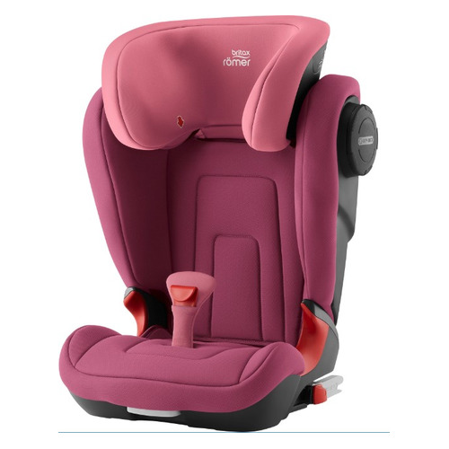 фото Автокресло детское britax roemer kidfix2 r, 2/3, от 3,5 до 12 лет, розовый