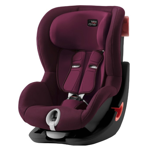 фото Автокресло детское britax roemer king ii black series, 1, от 9 мес до 4 лет, бордовый