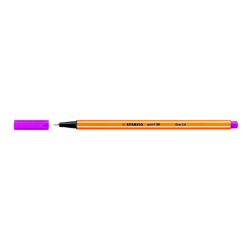 

Ручка капилляр. Stabilo Point 88/55 (88/55) d=0.4мм кор. 10 шт./кор., Point 88/55