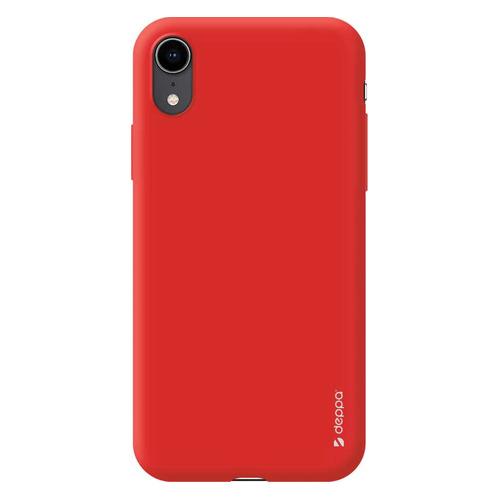 

Чехол (клип-кейс) DEPPA Gel color case, для Apple iPhone XR, красный [85365], Gel color case
