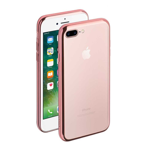 фото Чехол (клип-кейс) deppa для apple iphone 7 plus/8 plus gel plus case розовое золото (85262)