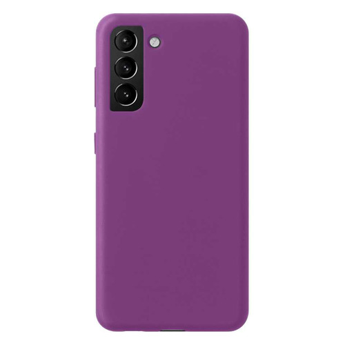 фото Чехол (клип-кейс) deppa liquid silicone pro, для samsung galaxy s21, фиолетовый [870023]